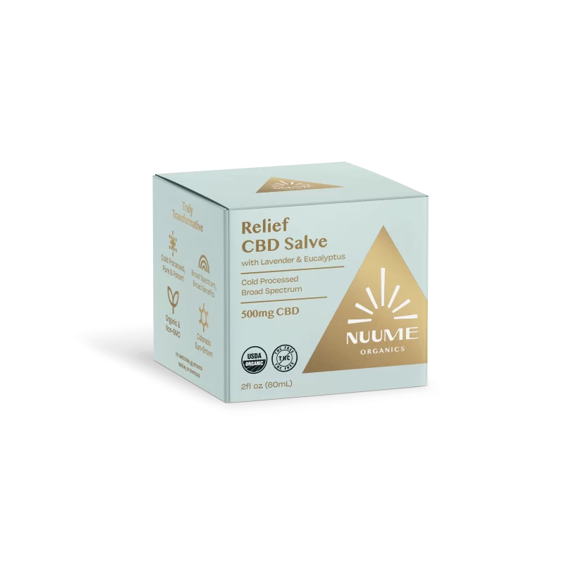 Organic CBD THC-Free Salve 500mg - Broad Spectrum