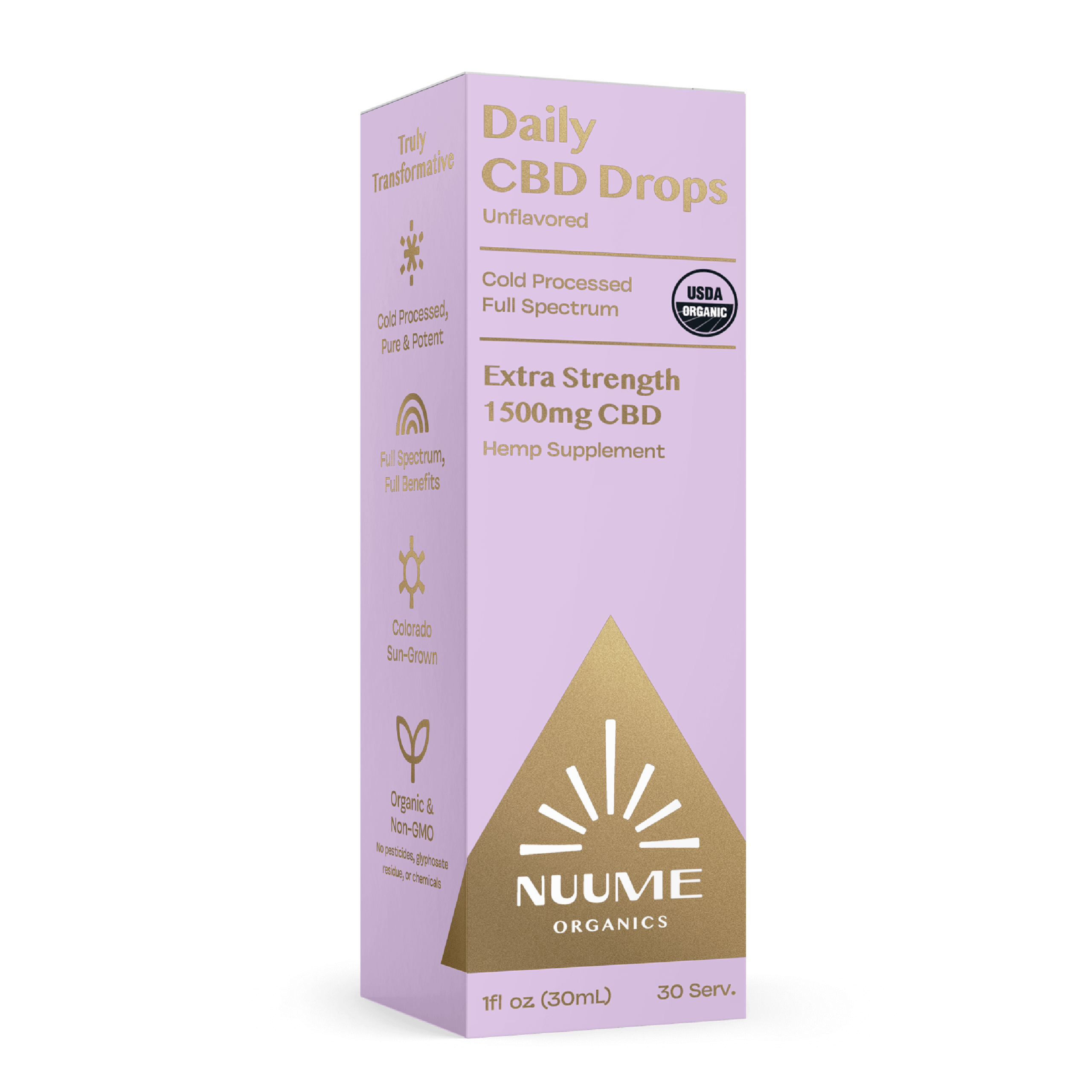 Organic Daily CBD Drops - Full Spectrum