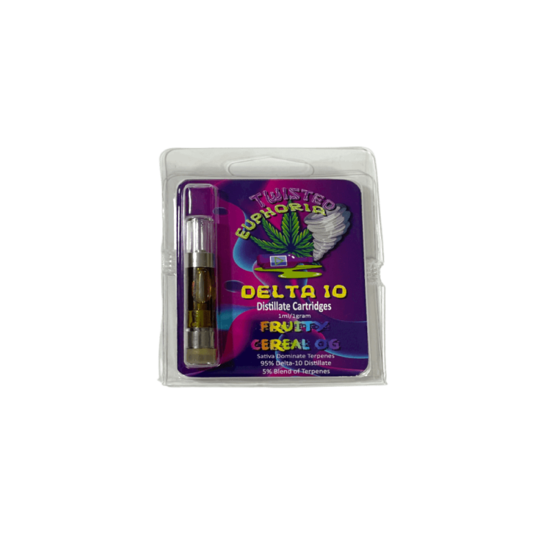 Delta 10 Cartridges Twisted Euphoria - Kukis (Indica)