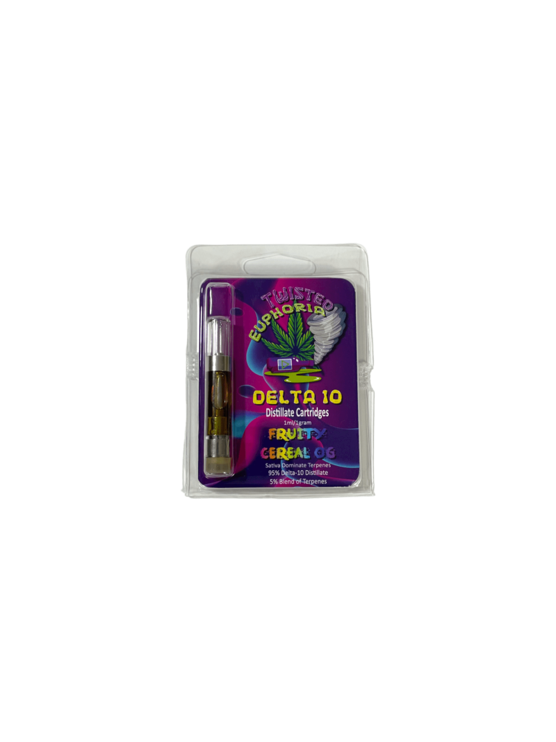 Delta 10 Cartridges Twisted Euphoria - Blue Dream (Sativa)