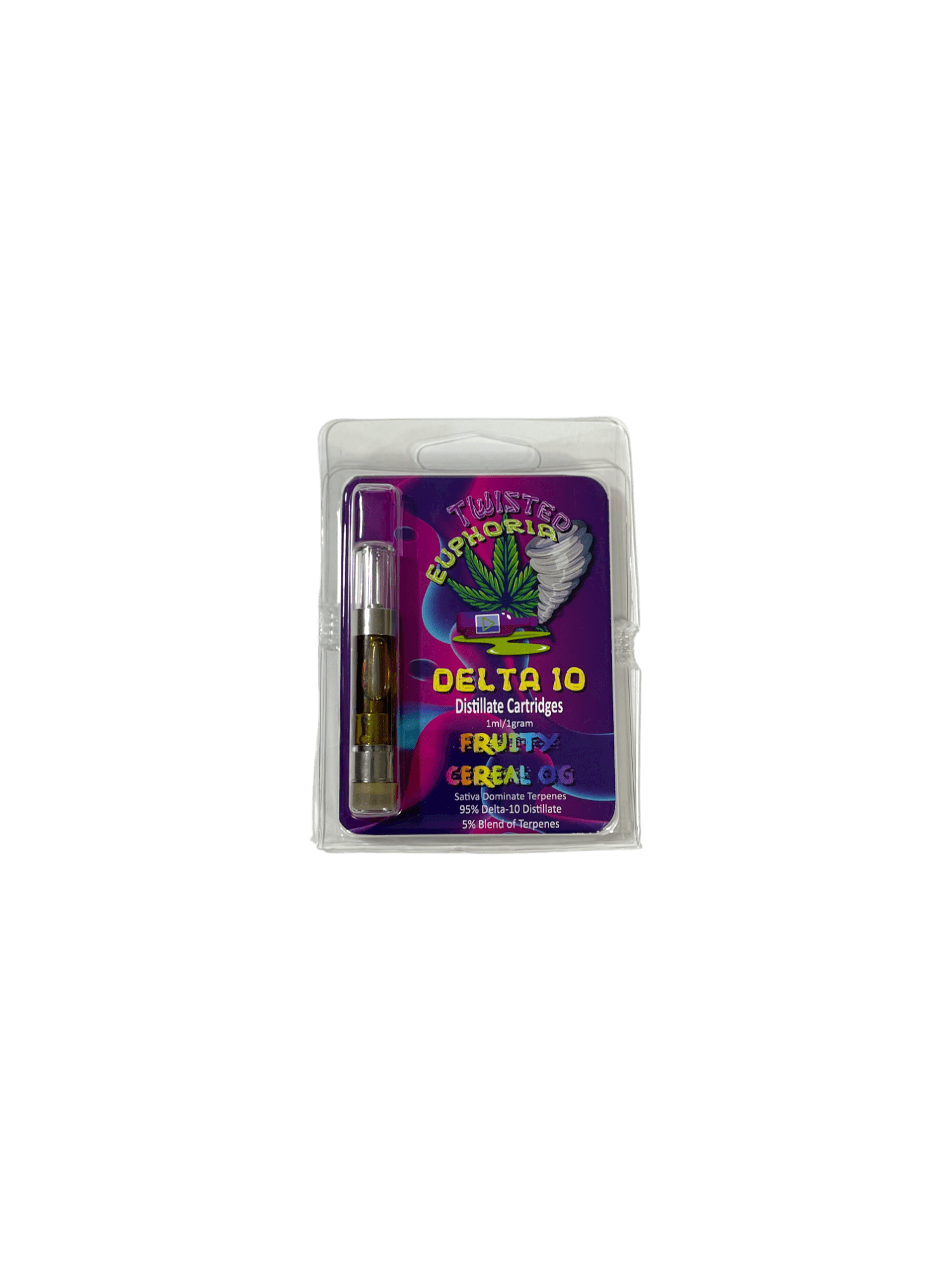 Delta 10 Cartridges Twisted Euphoria - Blue Dream (Sativa)