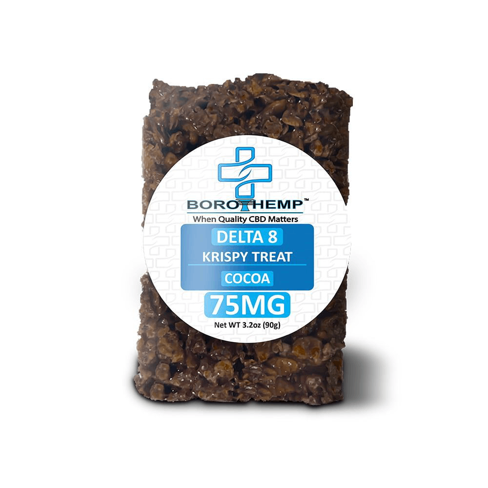 Delta 8 75mg Krispy Treats - Cocoa