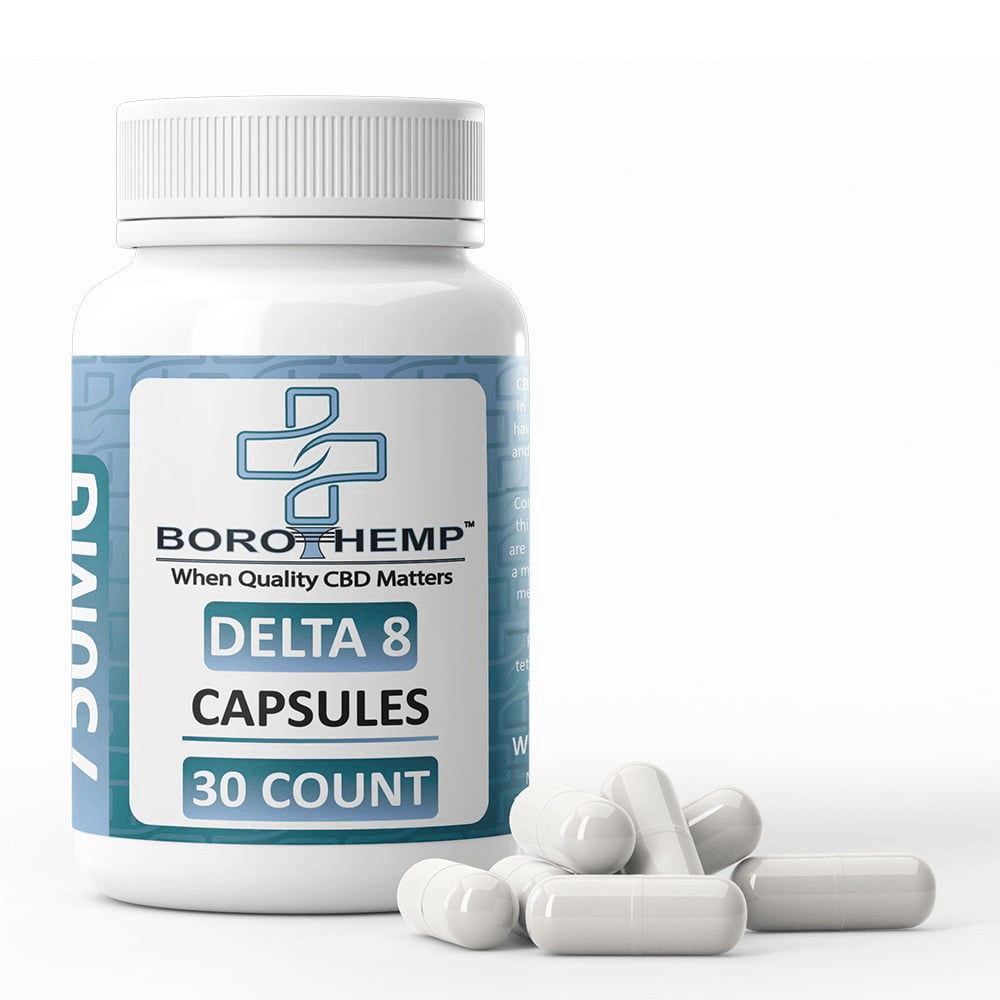 Delta 8 Capsules - 30 Count