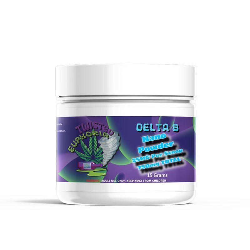 Delta 8 Nano Powder 750mg Twisted Euphoria