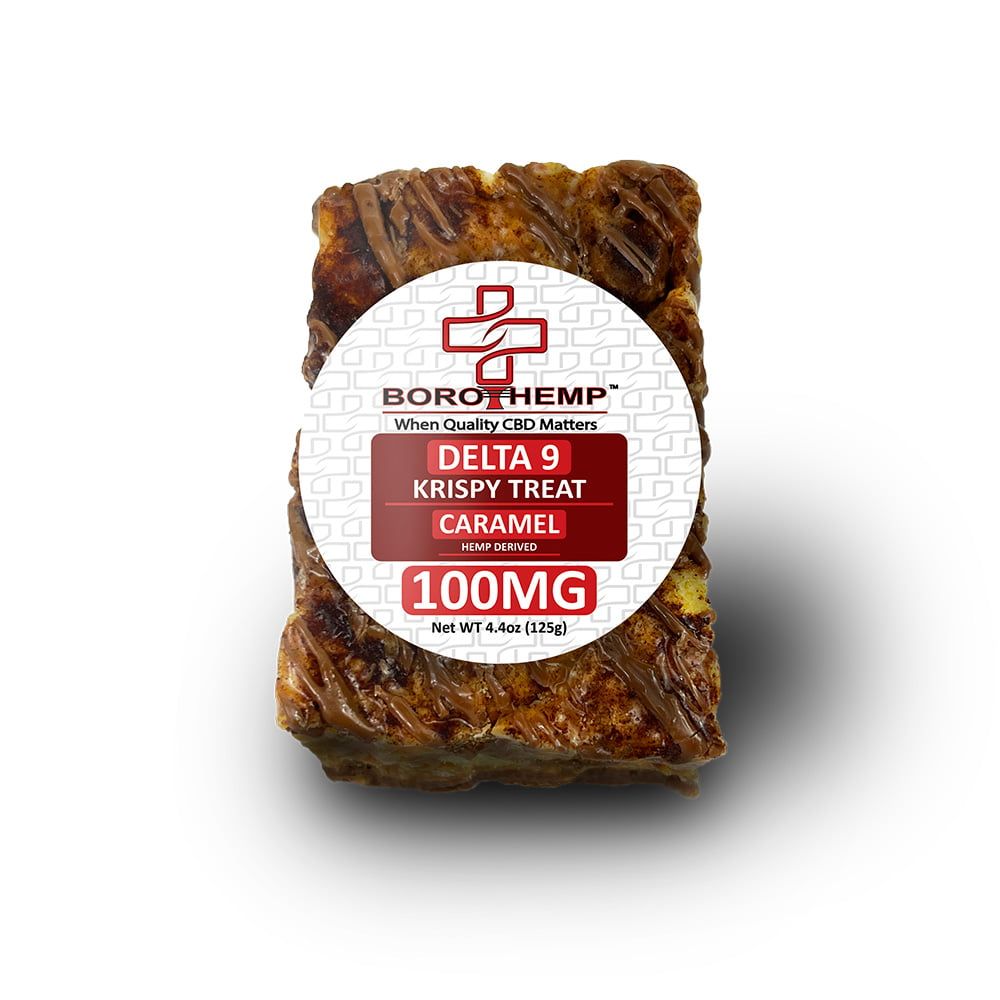 Delta 9 100mg Caramel Krispy Treat