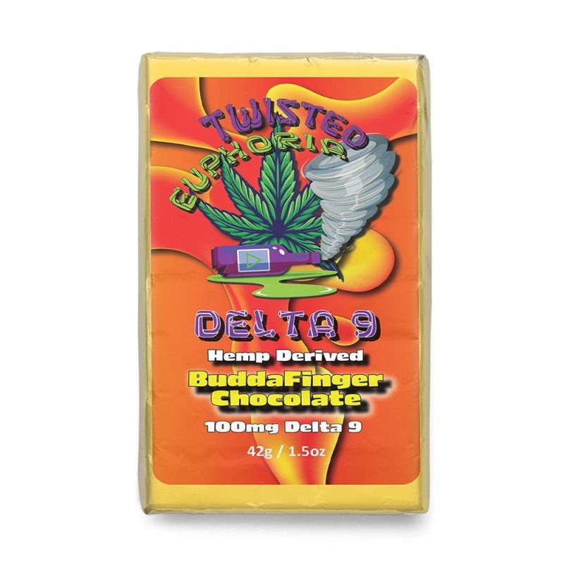Delta 9 Chocolate Bar 100mg Twisted Euphoria - Toffee