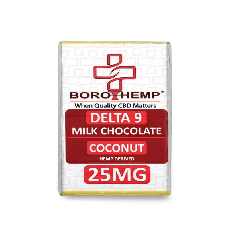 Delta 9 Mini Chocolate Bar 25mg - Peanut Butter - Milk Chocolate