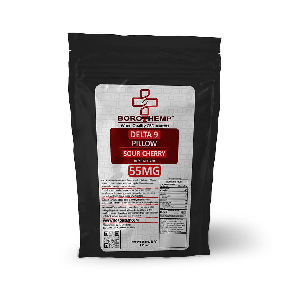 Delta 9 Pillow 55mg - Blue Razzberry